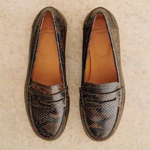 Sezane Andre Loafers - Brown Python